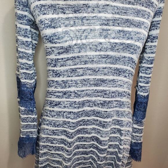 J Gee small womens blue and white striped dress - Picture 2 of 11